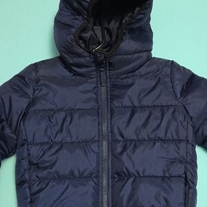 Navy Kids Puffer Jacket